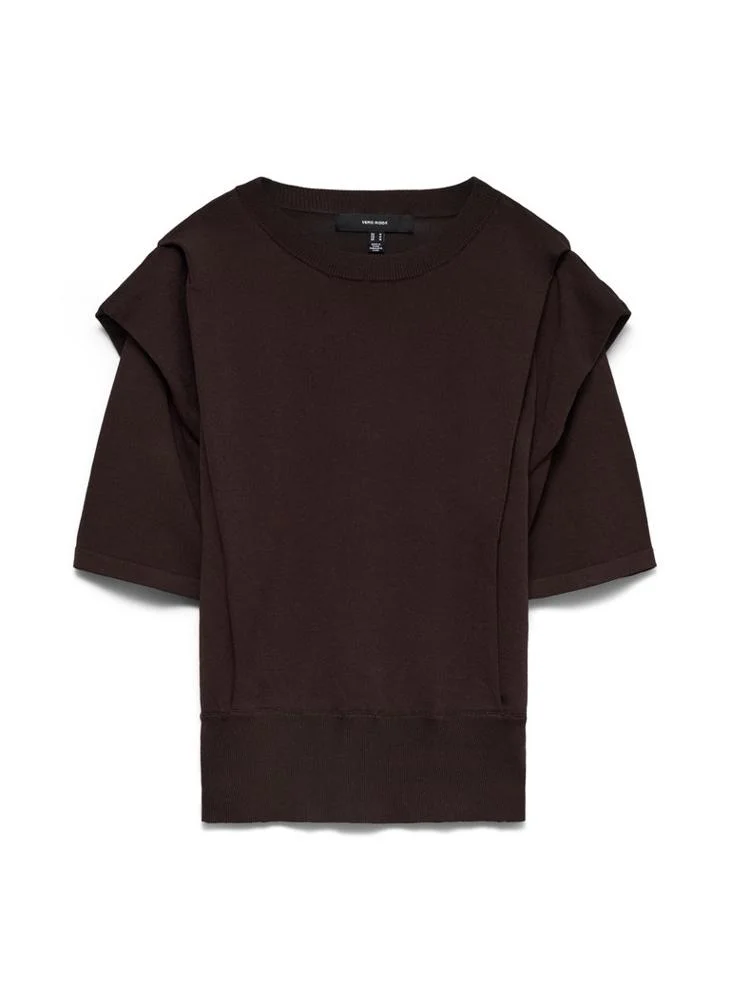Vero Moda Layla 2/4 Crew Neck Pullover Sweater