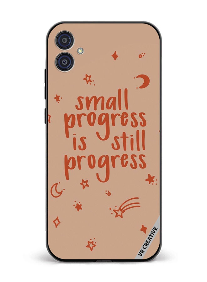 VR CREATIVE Protective Case Cover For Samsung Galaxy M04/F04 Small Progress Is Still Progress Design Multicolour - Image 1