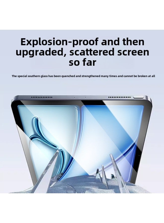 For Ipad Tempered Film Air5/6 Apple Ipad10 Flat Ipadpro11 Inch Protection 2024 Type Paper Film 9-Color: Imported Corning Glass Explosion-proof★Full Screen Anti-fingerprint★Free Film Application Tool-Size:Ipad Pro 2022 Version( 11inch )  - Image 4