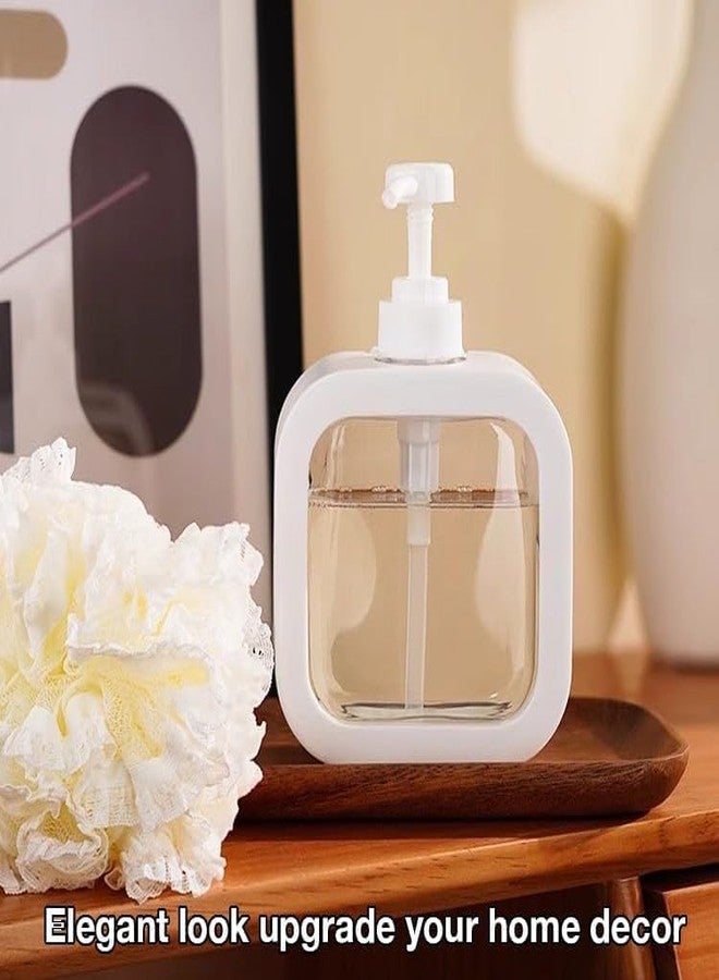 LAVENTHA Plastic Empty Bottle Soap Dispenser for Bathroom Kitchen Large-Capacity Dispensing Bottled Hand Soap Dish Soap Shower Gel Shampoo Washing Powder Replacement Empty Bottle 1Pc, 10 Ounces - Image 2