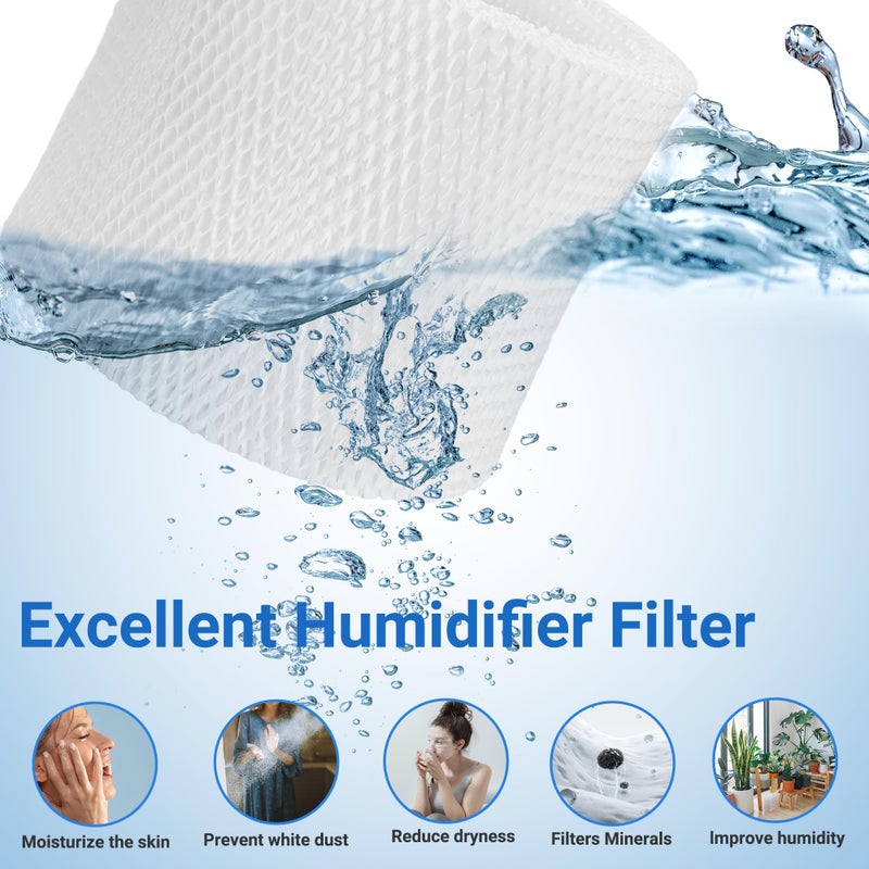 Nishcon Maf2 Humidifier Filter Replacement For Aircare Esscik Air Miostair Ma0800 Ma08000 Ma0600 Ma0601 And Replacement For Kenmore 15408 4 Pack - Image 3