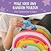 Peaceable Kingdom Valentines Box for Kids Valentines Day Box Kit for Valentines Cards for Kids Classroom Rainbow Mailbox Kit - Image 4