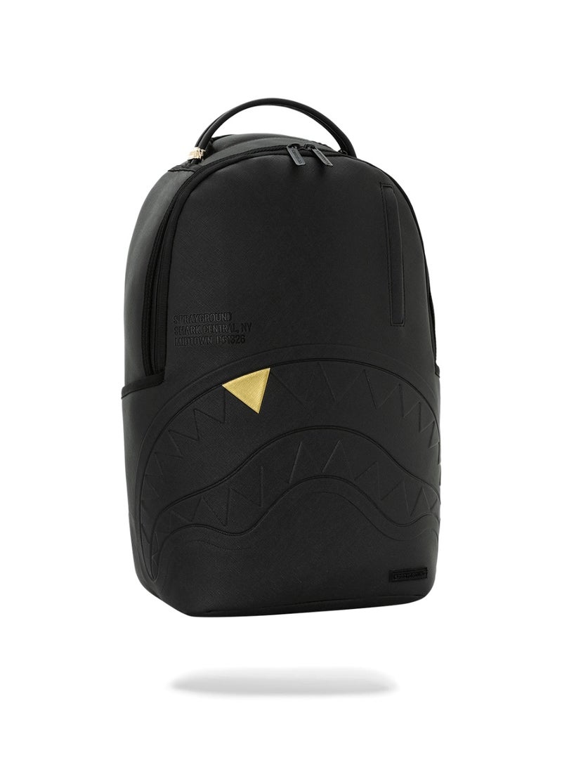 SPRAYGROUND BLACKED OUT EMBOSSED GOLD TOOTH DLXSV BACKPACK - Image 2