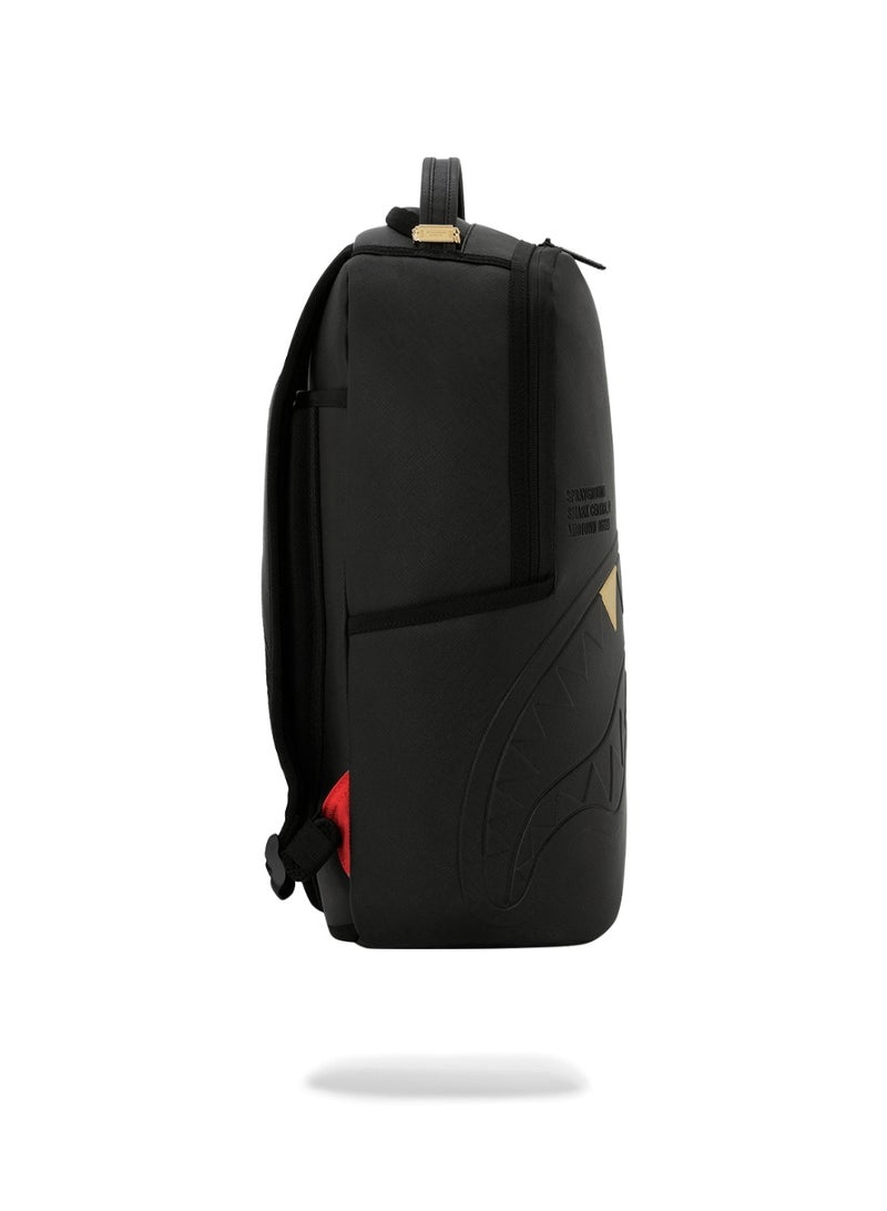 SPRAYGROUND BLACKED OUT EMBOSSED GOLD TOOTH DLXSV BACKPACK - Image 3