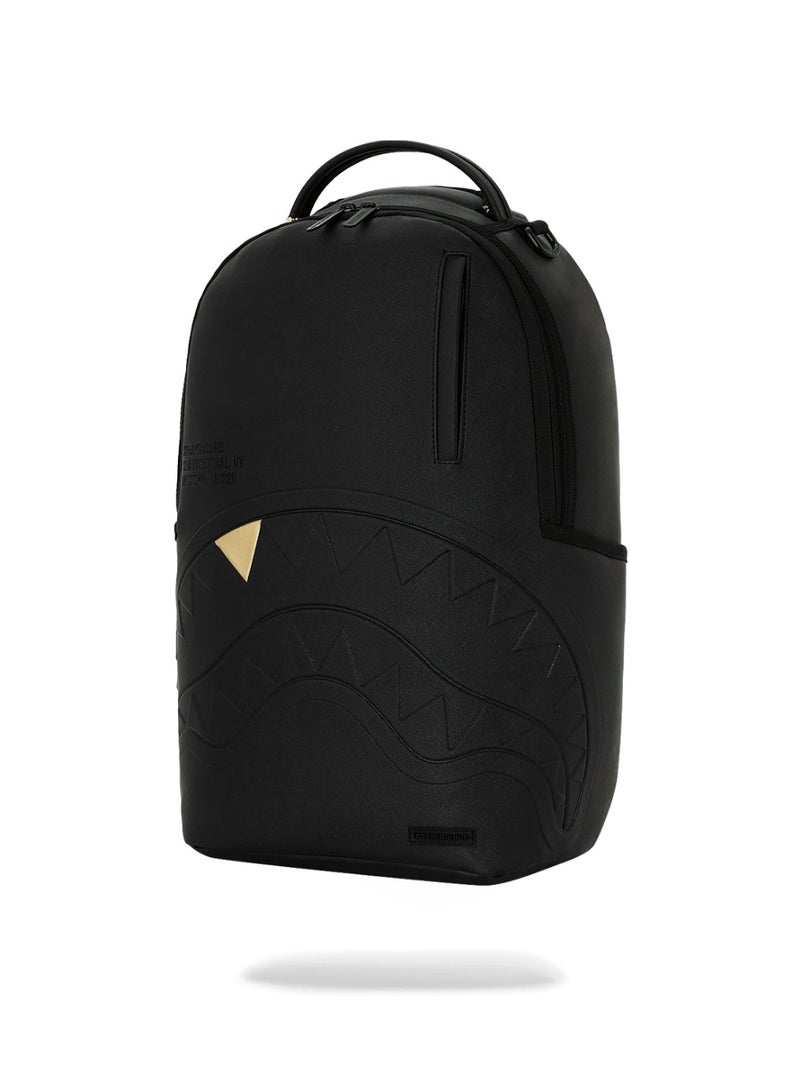 SPRAYGROUND BLACKED OUT EMBOSSED GOLD TOOTH DLXSV BACKPACK - Image 5