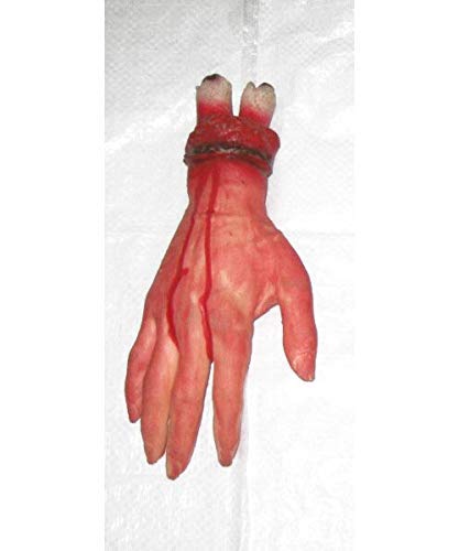 sage Square Fake Cosmetic Bloody arm Hand for Prank Halloween Party Props Cosplay Decorations (Short Hand)- Multi Color - Image 5