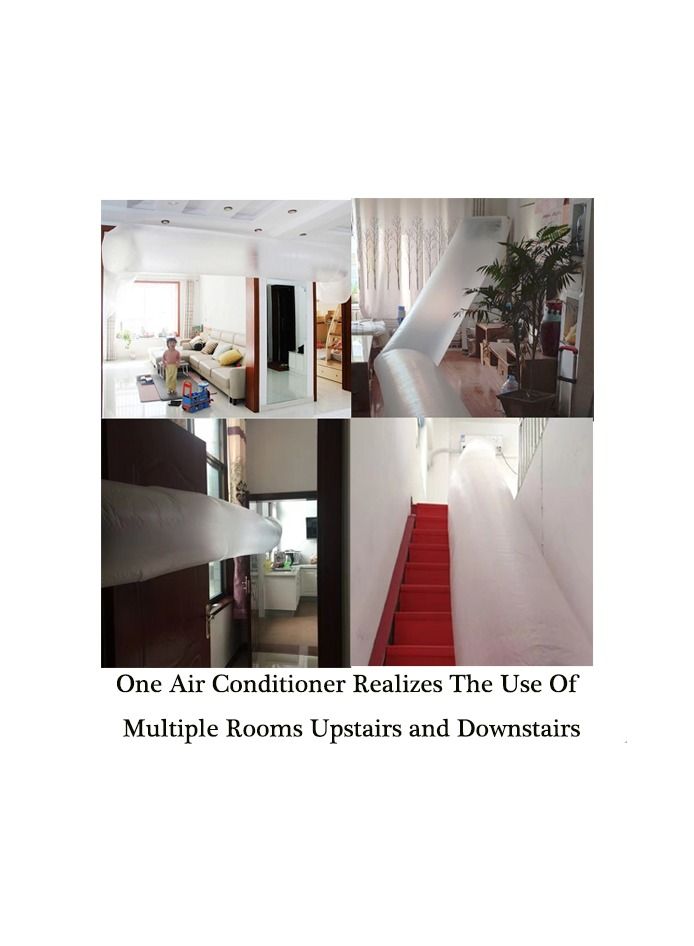 1-Piece Flat Lay Diameter 80CM Cold Air Conveying Bag,Lenth 10 Meter,Colour White - Image 4