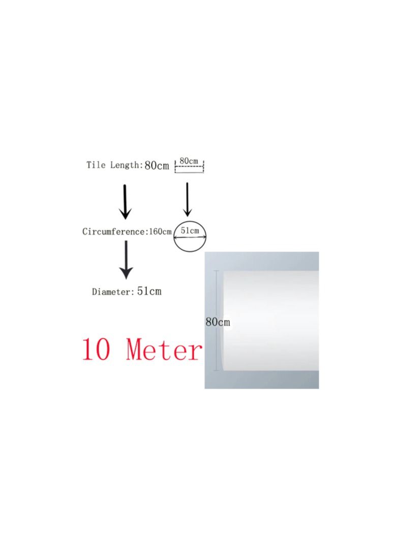 1-Piece Flat Lay Diameter 80CM Cold Air Conveying Bag,Lenth 10 Meter,Colour White - Image 2