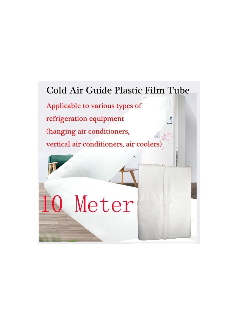 1-Piece Flat Lay Diameter 80CM Cold Air Conveying Bag,Lenth 10 Meter,Colour White - Image 1