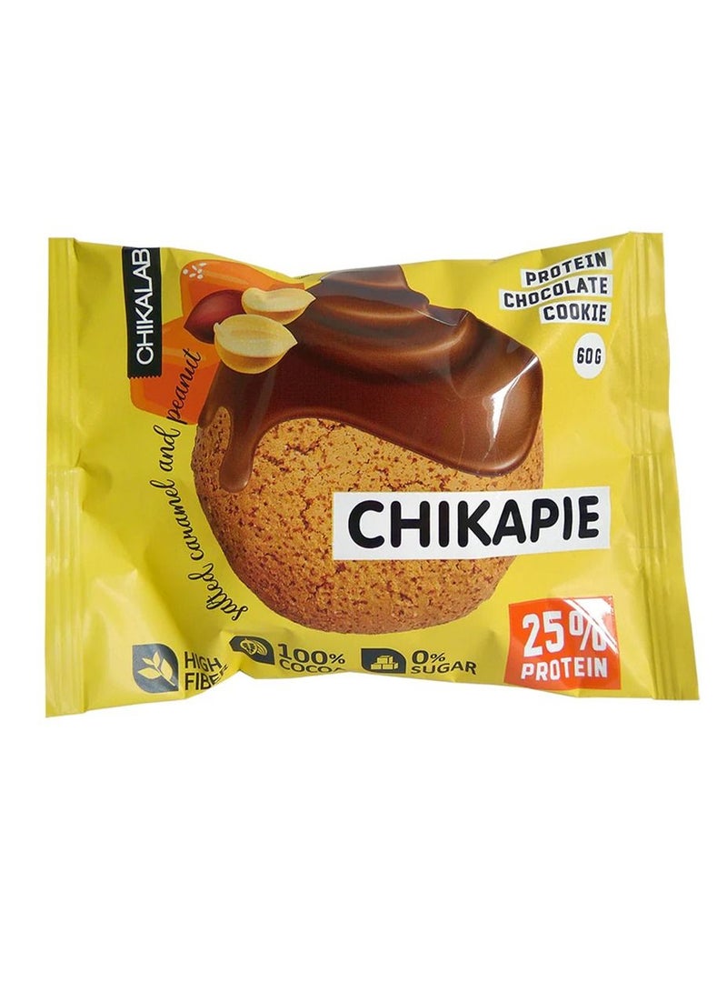 Chikalab Chikapie Salted Caramel And Peanuts 1 Box (10 x 60g) - Image 2