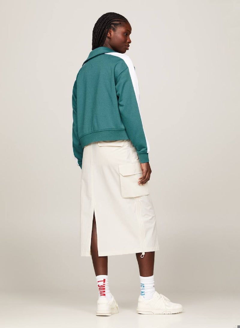 TOMMY JEANS Varsity Logo Zip-Thru Track Jacket  - Image 2