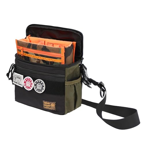 RE ROUGH ENOUGH Rough Enough Small DSLR Camera Bag Crossbody for Photographer Travel Essentials Adventure Outdoor Storage with Insert Pouch System - Image 1