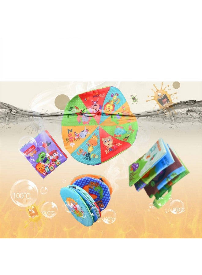 Vinayakart 4PCS Cloth Books for Babies, Educational Toy, Educational Soft Toy, Children's Soft Cloth Book Toy Set, Animal, Sea Animal, Story and Math, Kids Cognition Educational Toy with Rustle - Image 5