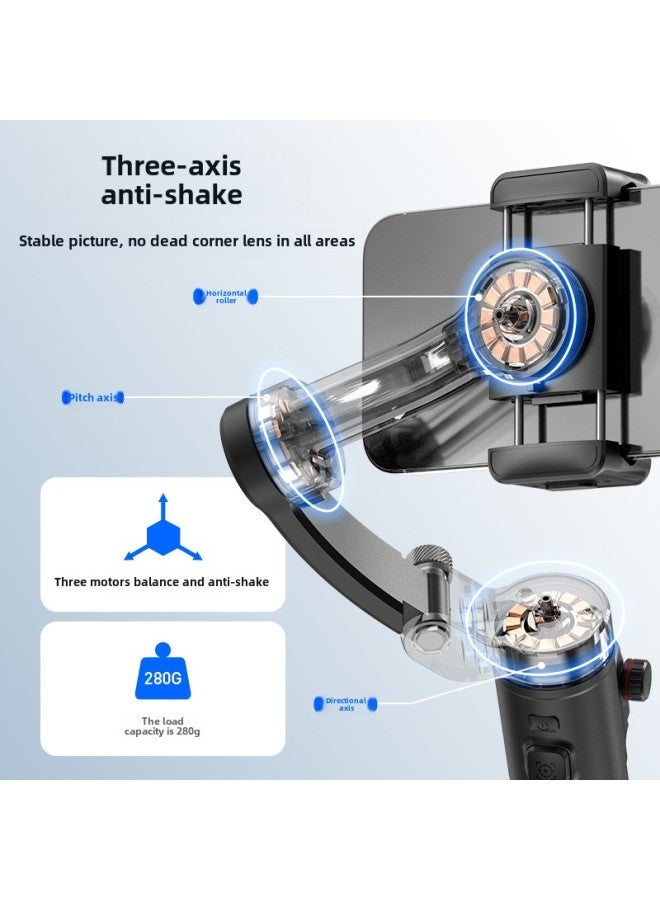 TOKQI Mobile Phone Gimbal Three-axis Stabilizer M02 Intelligent Face Tracking Anti-shake Photography Live Handheld Tripod-Color:[m02+a08 Tracking Module] Intelligent Ai Three-axis Gimbal Stabilizer  - Image 4
