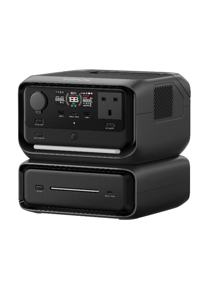 EcoFlow River 3 Max Portable Power Station with EB300 Battery - Image 1