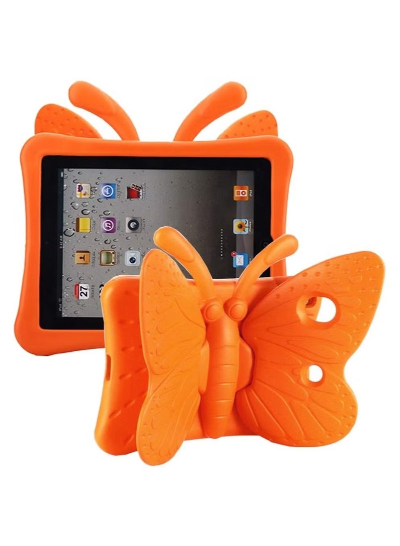 iPad 9th 8th 7th Generation Case Kids Girls, Cute Butterfly Shockproof EVA Foam Super Protection Stand Cover for iPad 2021 2020 2019 10.2" and iPad Air 3 Pro 10.5" - Image 1