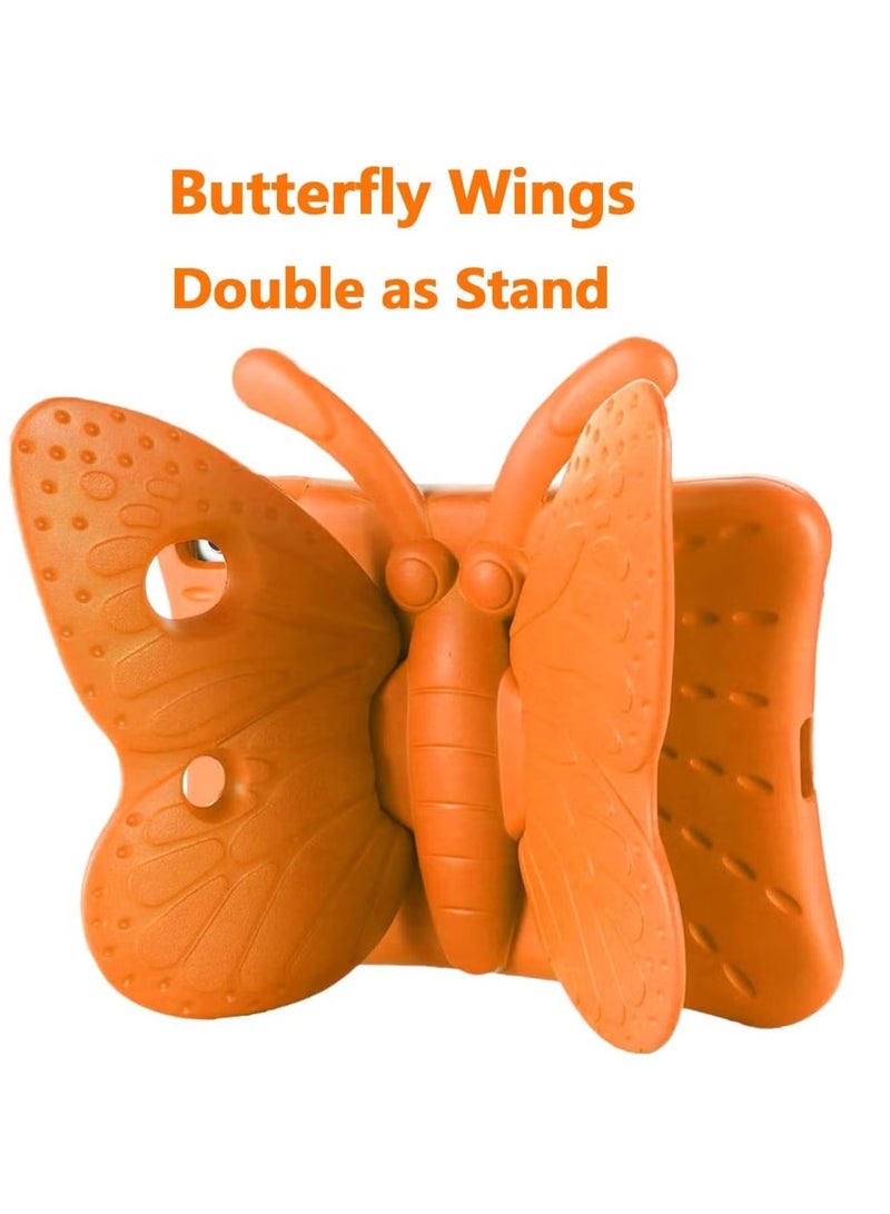 iPad 9th 8th 7th Generation Case Kids Girls, Cute Butterfly Shockproof EVA Foam Super Protection Stand Cover for iPad 2021 2020 2019 10.2" and iPad Air 3 Pro 10.5" - Image 2