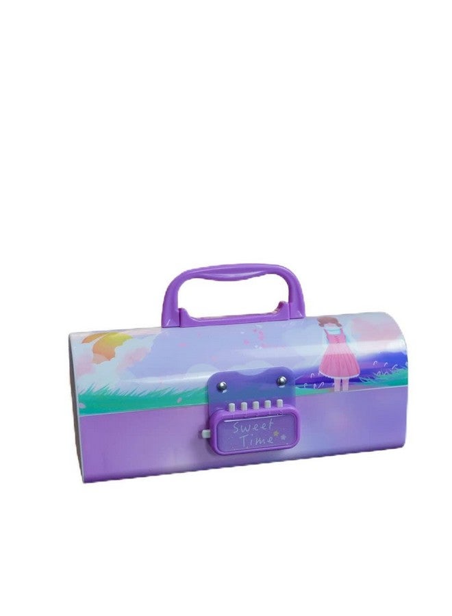 StarAndDaisy School Kids Pencil Box stationary set with different compartments for storage of kids essentials (Treasure Box Blue) - Image 1