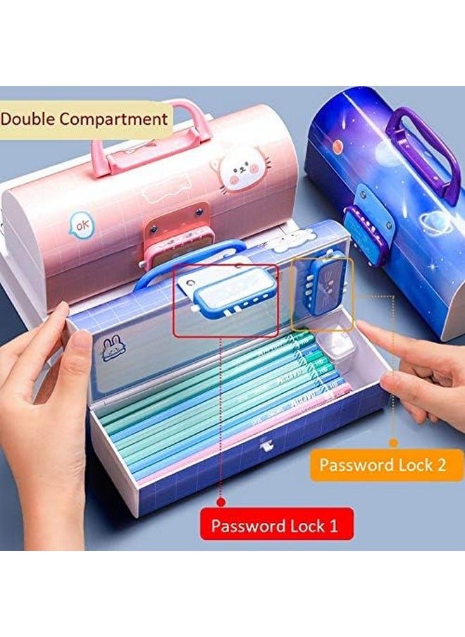 StarAndDaisy School Kids Pencil Box stationary set with different compartments for storage of kids essentials (Treasure Box Blue) - pzsku/Z10FB194CF025845BBA96Z/45/_/1741429511/33956f0a-cad5-413a-8d45-b4c82cb93811