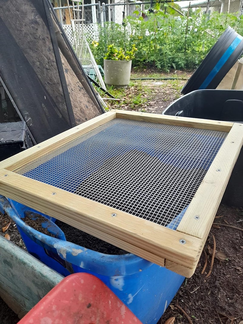 Handmade منخل التربة، رائع لتنقية التربة، والأوساخ، وطحالب الخث والمزيد - Image 1