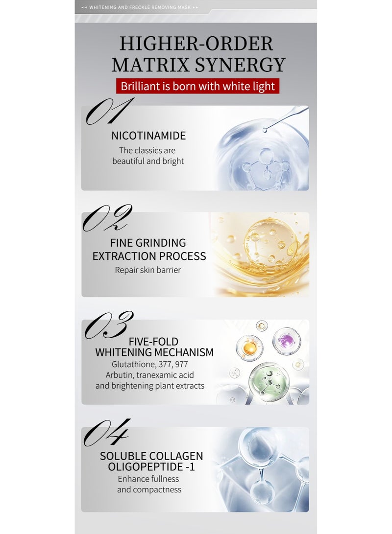 AOBENCHU Moisturizing Brightening Spot Removing Facial Mask - Image 5