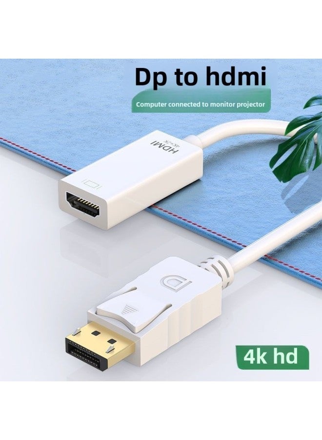 Computer Displayport To Hdmi Monitor Projector Video Converter Dp To Hdmi Adapter Cable 4k-Color:DP To HDMI Converter - Image 3