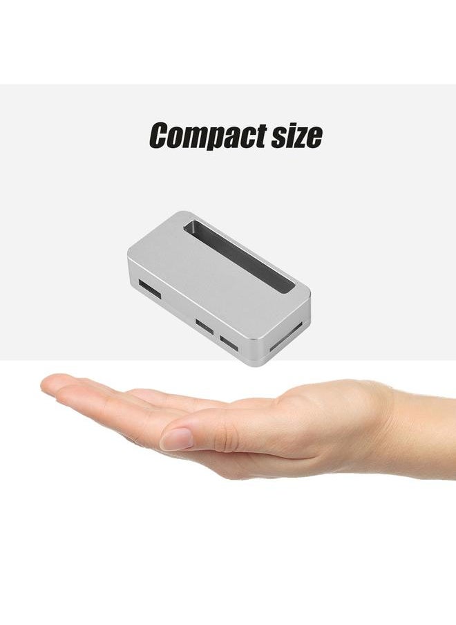 Thoraya Ultra-thin Aluminium Alloy Enclosure Box Protective Case for Raspberry Pi Zero / Zero W Silver  - Image 3