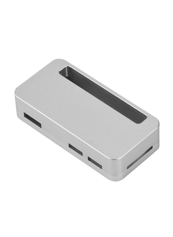 Ultra-thin Aluminium Alloy Enclosure Box Protective Case for Raspberry Pi Zero / Zero W Silver