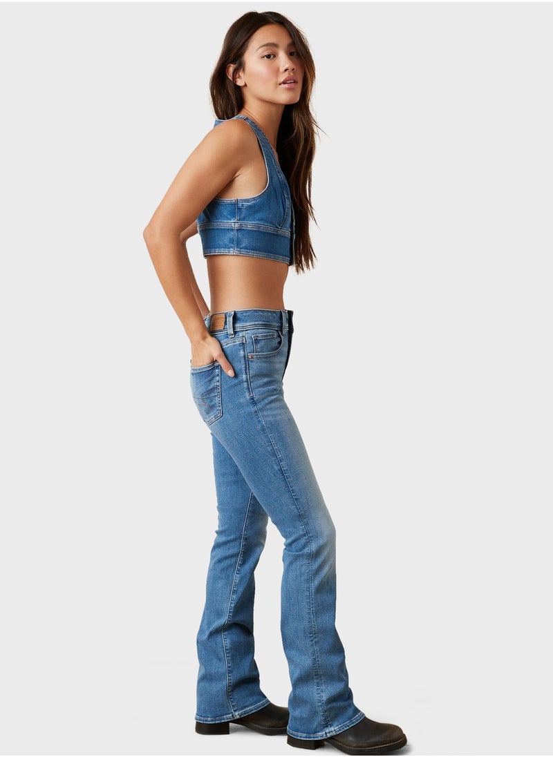American Eagle بنطلون جينز واسع الخصر  - Image 3