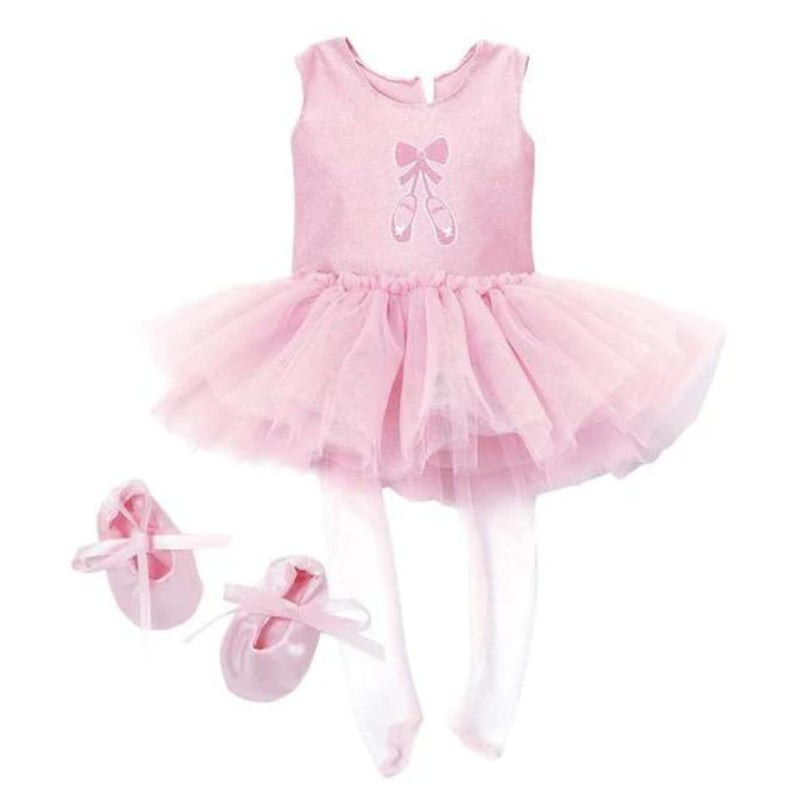 Adora Amazon Exclusive Amazing Girls Doll Accessories, Clothes for 18" Baby Dolls Includes Shiny Stockings and Satin Slippers, Birthday Gift For Ages 6+ - Ballet Dance Outfit - Image 2