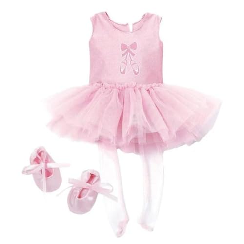 Adora Amazon Exclusive Amazing Girls Doll Accessories, Clothes for 18" Baby Dolls Includes Shiny Stockings and Satin Slippers, Birthday Gift For Ages 6+ - Ballet Dance Outfit - Image 1