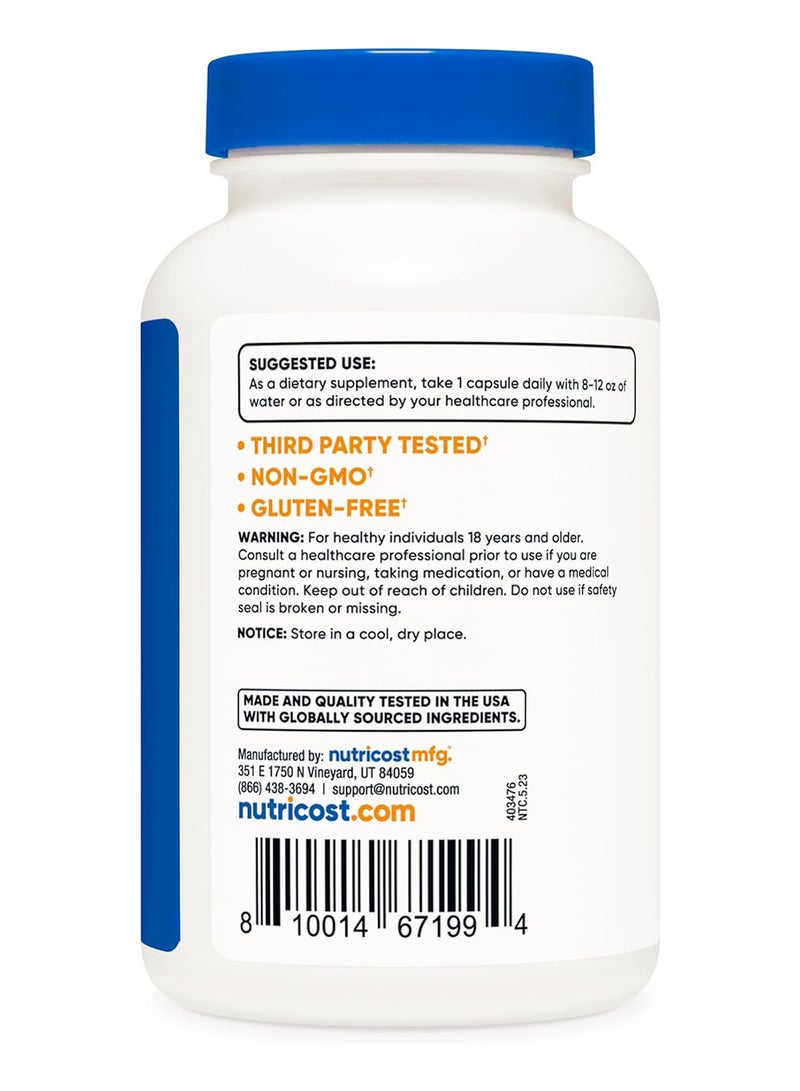 مكمل بورون 3 ملغ، 240 كبسولة نباتية - Image 4