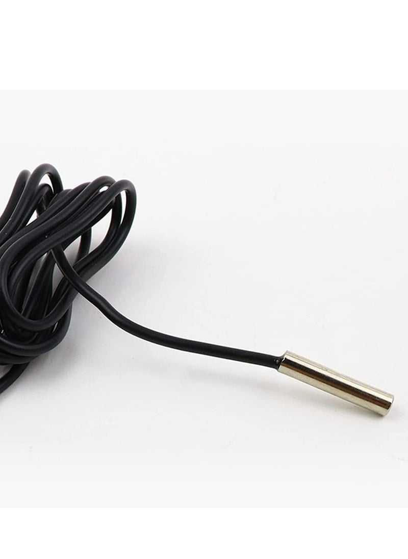 ECVV - 3 Pcs Digital LCD Thermometer Temperature Monitor with External Probe for Fridge Freezer Refrigerator - Image 1