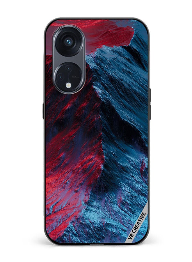 VR CREATIVE Protective Case Cover For Oppo Reno8 T 5G Mountain Design Multicolour - Image 1