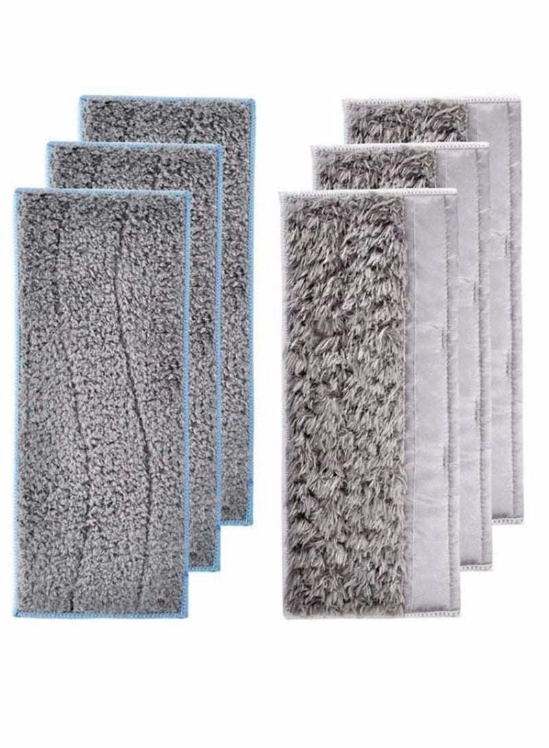 سيوسي وسادات مسح قابلة للغسل وقابلة لإعادة الاستخدام لـ iRobot Braava Jet m6 (6110) Wi-Fi Connected Robot Mop 6 Pack (3 وسادات رطبة و 3 وسادات جافة) - Image 1