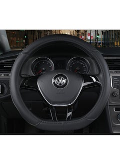 FASHION HOME Universal Car Steering Wheel Cover Non-Slip Protector D Shaped 15 Inch 38cm Flat Bottom  - Image 1