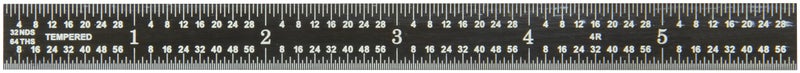 Fowler 52-297-006-0, EZ Read Flexible Rule - 6" - Image 1