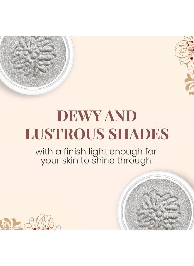 Paul & Joe - Sparkling Eye Shadow, Iridescent Eye Glitter with a Buildable Pop of Color, Smooth & Hydrating Gel-Base Eye Makeup with a Dewy Effect, Sparkling White Silver, 08 Métallisé, 0.21 oz - Image 1