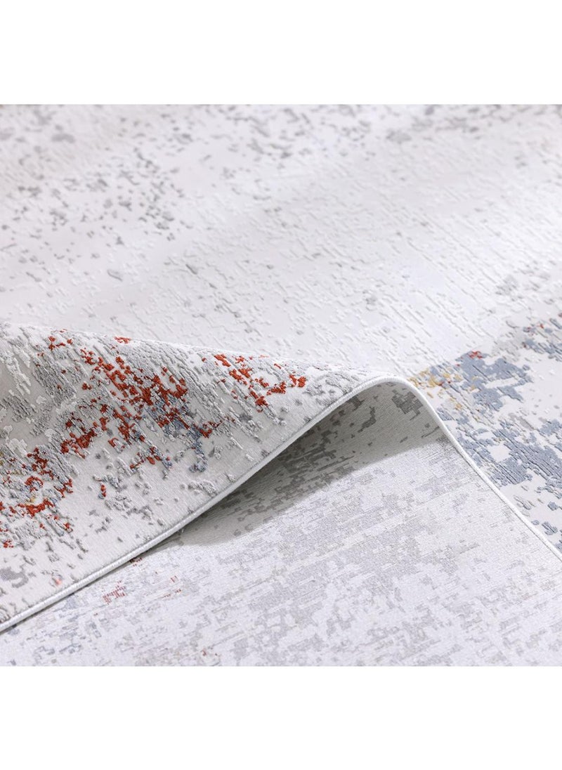 DANUBE HOME Luxura Artsilk Modern Contemporary Rug  Acrylic Area Rug Floor Covering L180xW120cm-Multi Color  - Image 2