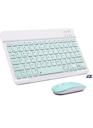 Arabic and English Bluetooth Keyboard and Mouse Combo, Ultra-Slim Portable Compact Wireless Mouse Keyboard Set for IOS Android Windows Tablet Phone iPhone iPad Pro Air Mini - pzsku/Z10FBDA3C390995CB5721Z/45/_/1732172619/d159e67d-59b5-4af2-b65c-f8a640117f23