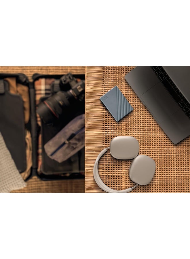 WD 2TB My Passport Hard Drive, Gray,USB C,USB A,exFAT,Password protection,hardware encryption, works with Chromebook badge-WDBWML0020BGY-WESN 2 TB - Image 2