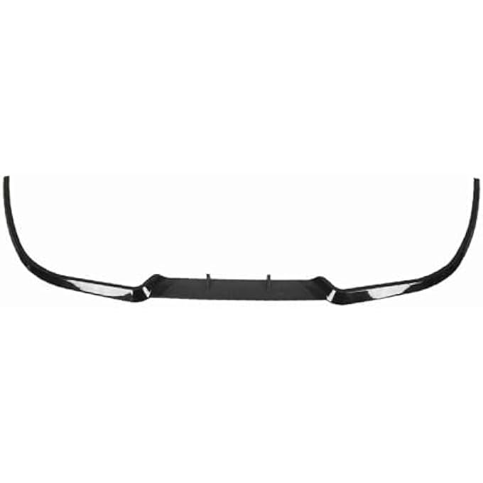 Yctze 114cm Front Bumper Lip Separator Waterproof Fadeproof Protection for Car Front Bumper, Fit for Seat (Glossy Black) - Image 3