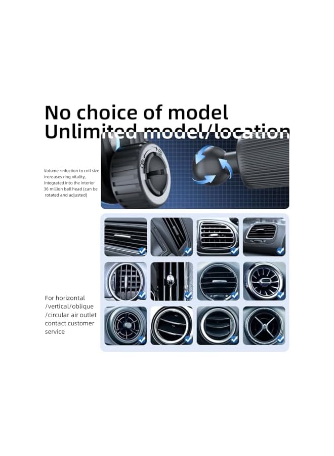 Green Tiger The car phone stand with adapter, magnetic 15W wireless fast charging, compatible with the entire series of iPhone12-16 and Galaxy S20-S24 Ultra with strong heat dissipation design - Image 5