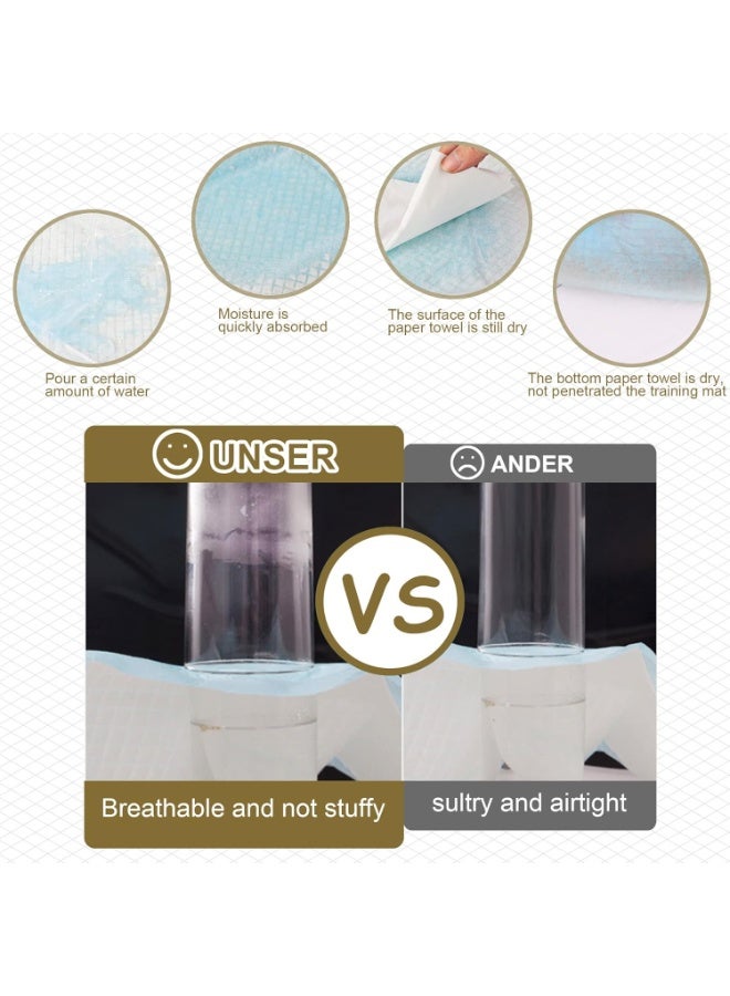 سكاي تاتش وسائد تدريب الكلاب الماصة مقاس 60 × 60 سم، مقاومة للتسرب للغاية، 5 طبقات حماية لتدريب الجراء على المنزل والاستخدام الداخلي - Image 4