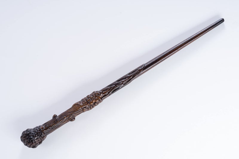 Handicraftviet Hand Carved Wooden Magic Wand - 15 Inch for Collectible, Gift for Halloween and Birthday Party (Wizard Wand) - Image 3