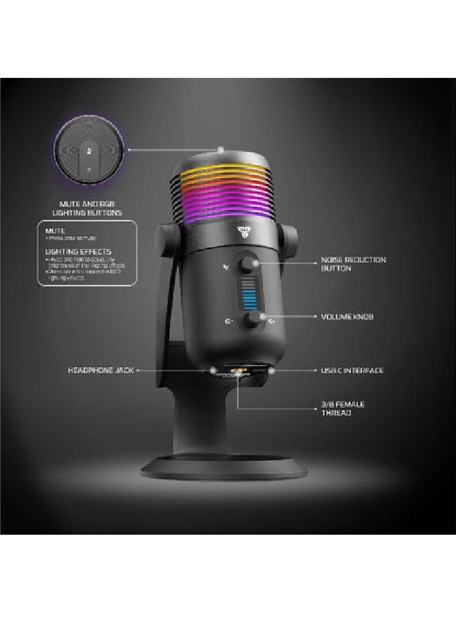 FANTECH MCX03 Leviosa Max Condenser Microphone USB-C Desktop - Image 2