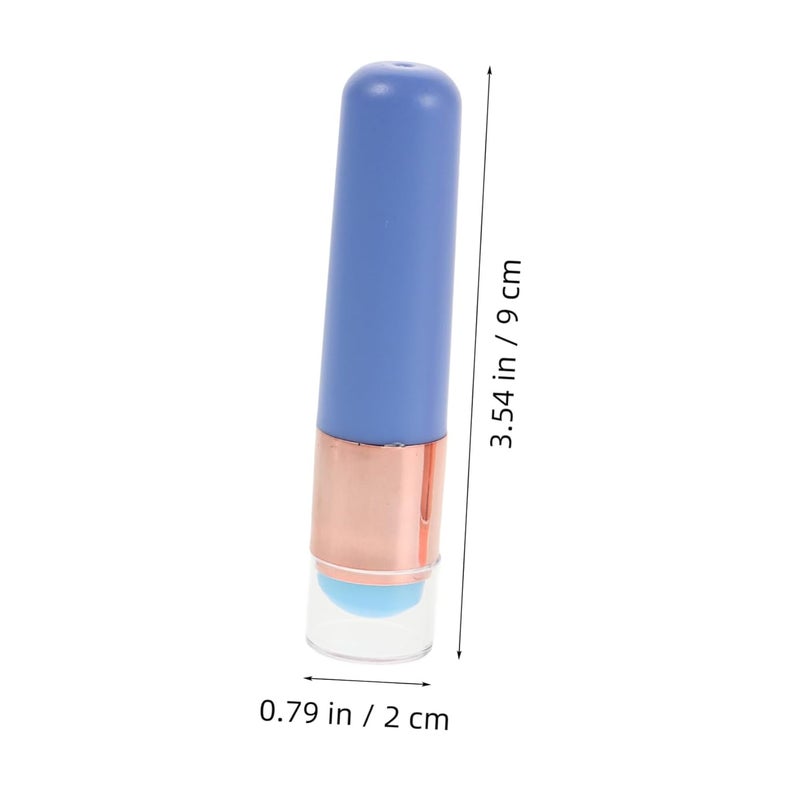 3Pcs Reusable Silicone Nail Brush Set With Portable Cover For Nail Art Stamping Powder French Manicure - Image 3