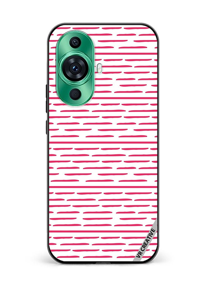 VR CREATIVE Protective Case Cover For Huawei nova 11 Strips Design Multicolour - Image 1