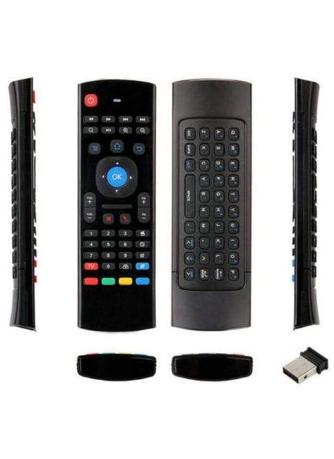 MX3 Wireless Fly Air Mouse & Qwerty Keyboard for KODI & Android Smart TV Box, Win PC, Mac - 2.4GHZ