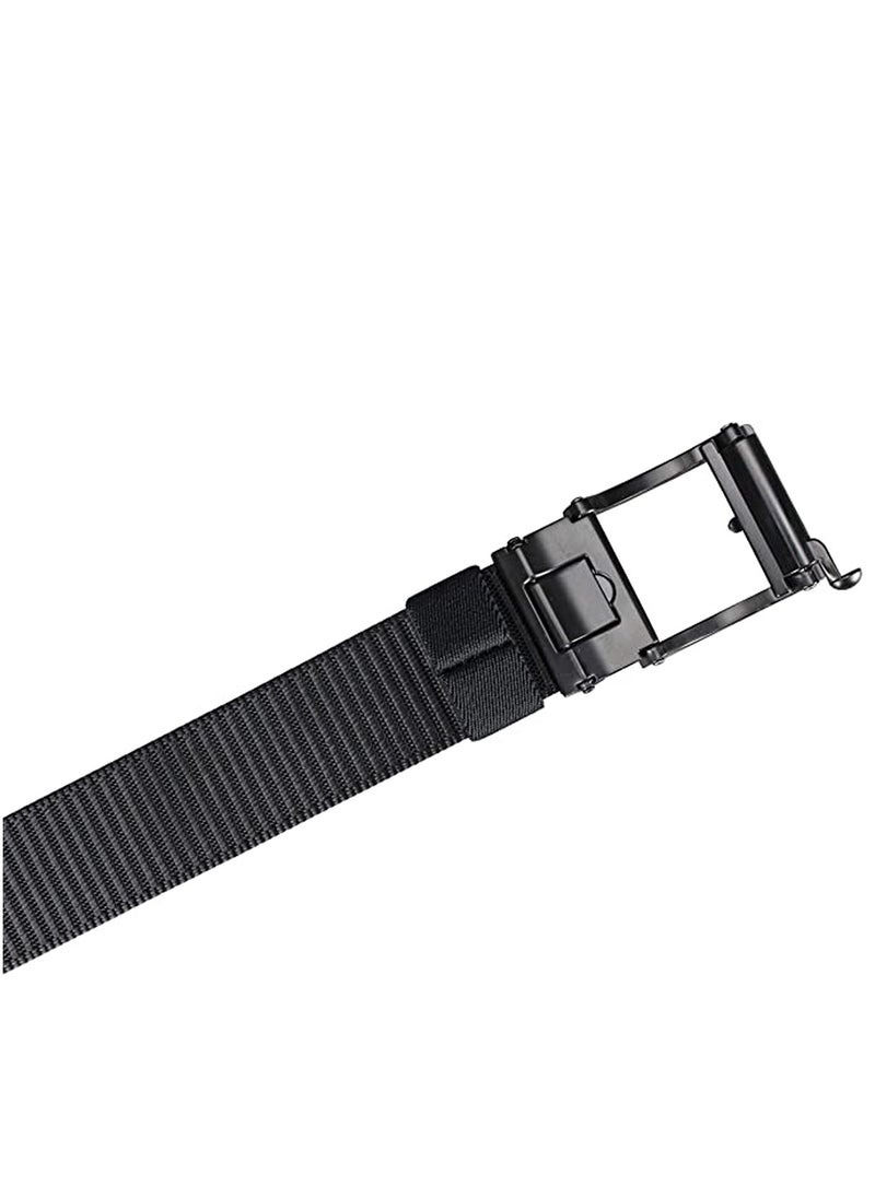 KASTWAVE - Belts for Men, Slides Men, Ratchet Belt Nylon Web, KASTWAVE Web Nylon Belts for Men Adjustable Automatic Slide Click Ratchet Golf Belt - Image 1